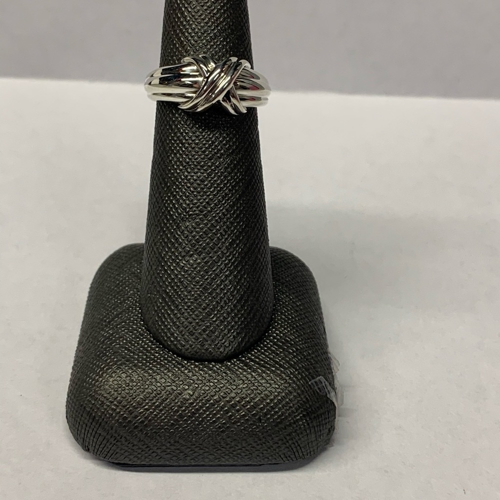 Tiffany & Co. signature X love knot ring 1990